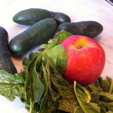 Gurkenapfelspinat Smoothie